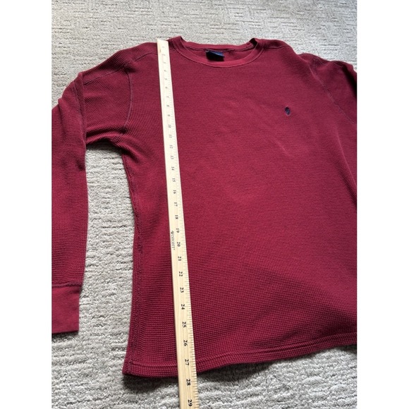 Polo Ralph Lauren Sleepwear Men's Large Long Sleeve Waffle Knit T Shirt Red - Picture 3 of 8